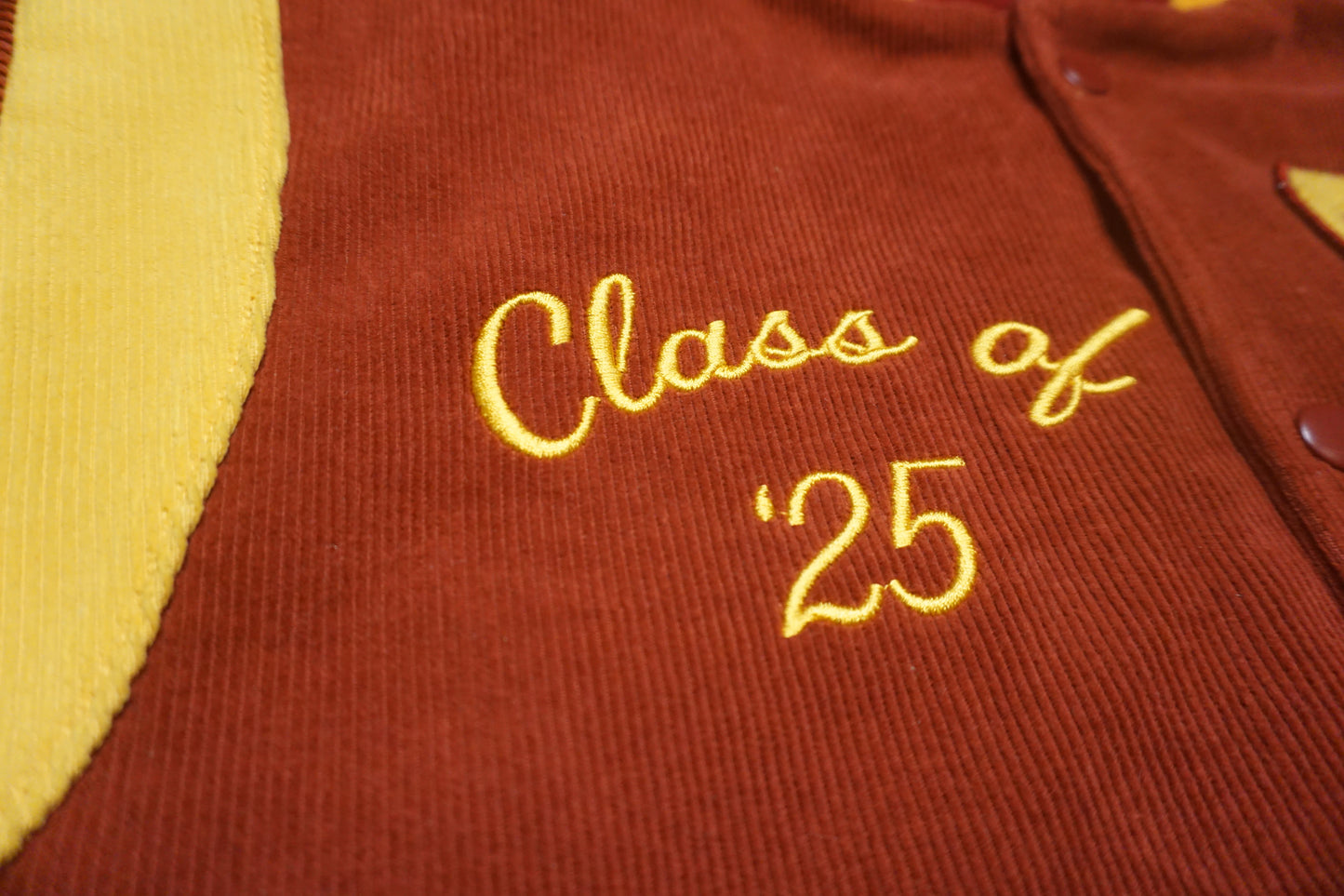 USC Corduroy Grad Varsity Jacket