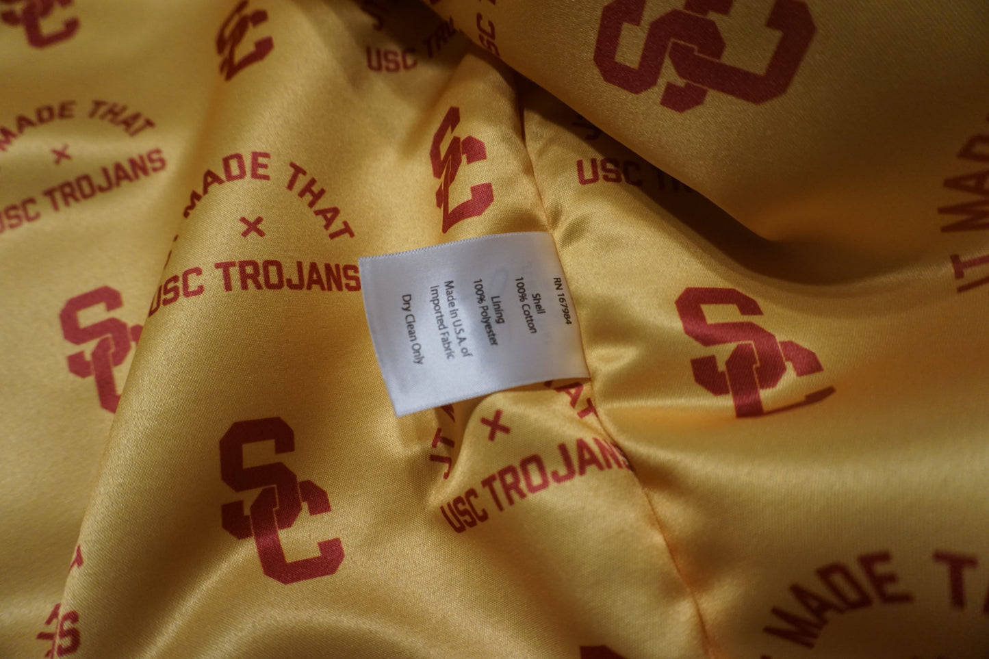 USC Corduroy Grad Varsity Jacket