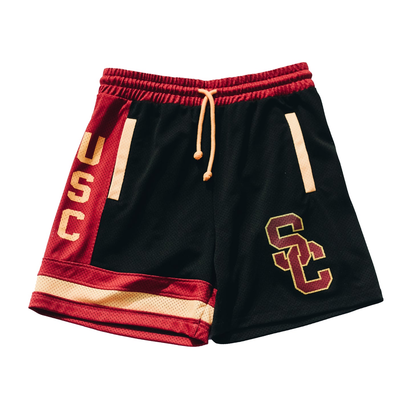 USC Black Basketball Shorts