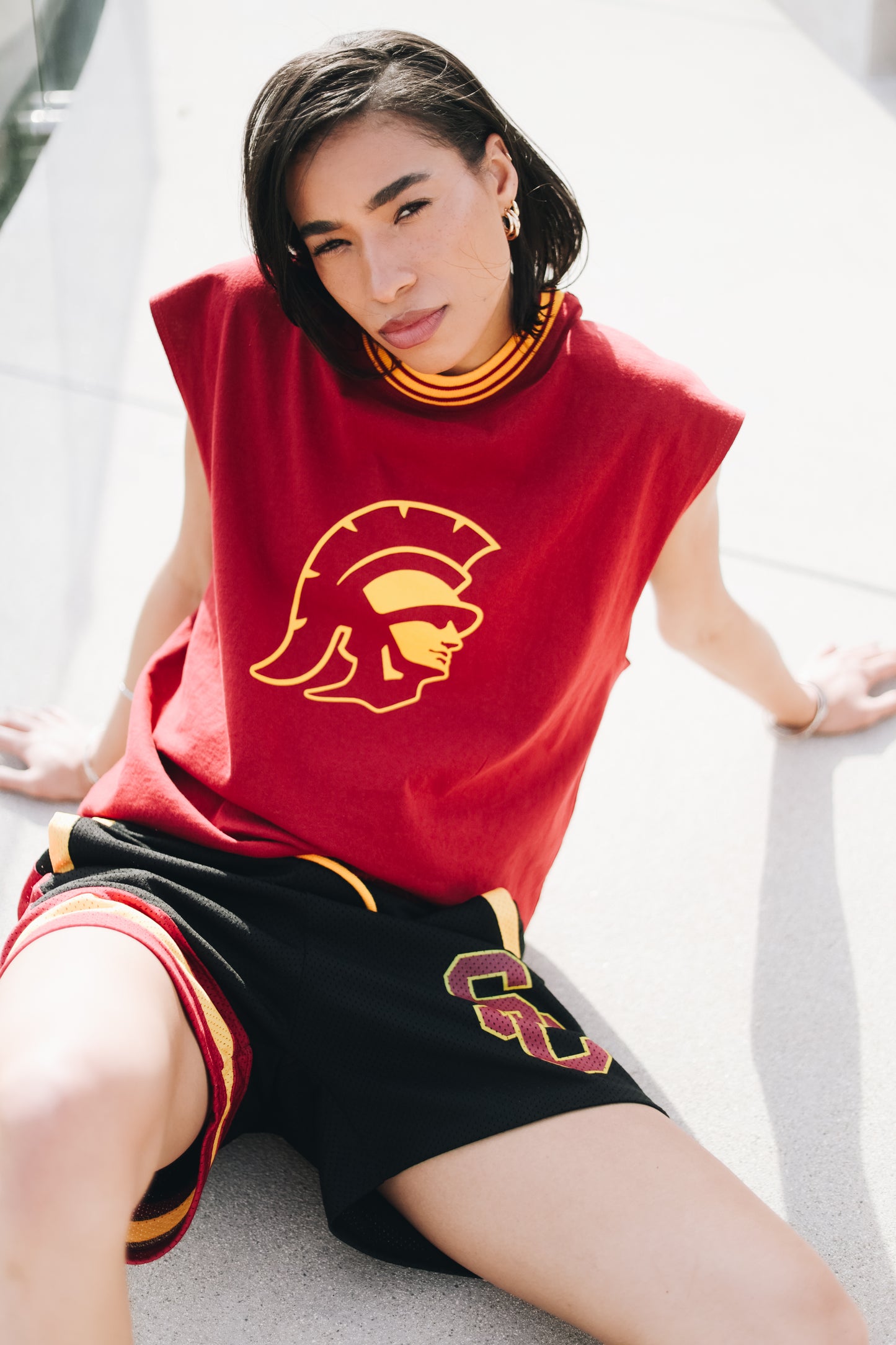 USC Black Basketball Shorts