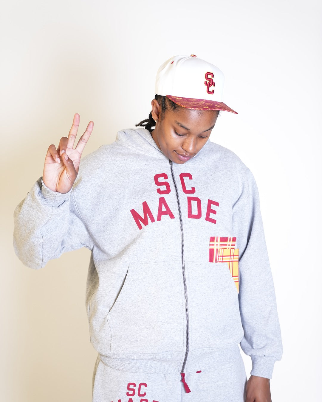 USC Made Zip Up Hoodie