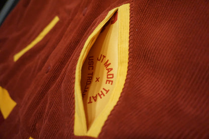 USC Corduroy Grad Varsity Jacket